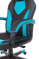 Геймерское кресло Зомбие ГАМЕ 17 Черный-синий / Zombie GAME