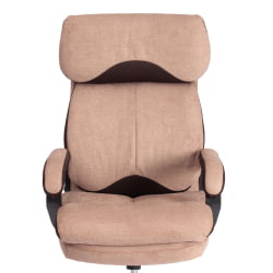 Кресло руководителя Дуке метал БЛ ткань, светло-коричневый, КУБ 03/ТВ-24 / Duke metal BL KUB 03/TW-24