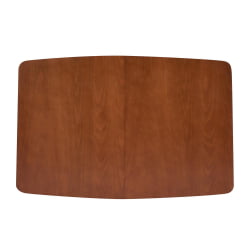 Стол раскладной Павиллион (Павильон) основание бук, столешница мдф, 80кс120+40кс75см, Коричневый / Pavillion 80x120+40x75см,