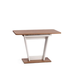 Стол обеденный ФОКС раздвижной ЛДСП, 68.6кс110-145кс75 см, Дуб Канзас/Пепел / FOX 68.6x110-145x75