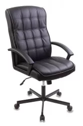 Кресло руководителя Бюрократ CХ-823 АКССН БЛАCК Черное / CH-823 AXSN BLACK