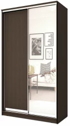 Шкаф-купе эконом Хит-24-14-15 Аруба Венге