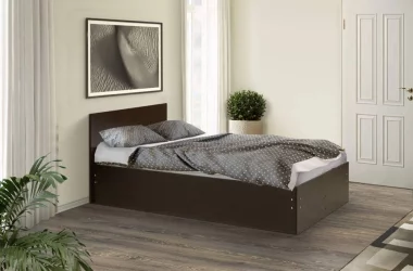 Кровать на уголках №4 1200*1900 Ясень Анкор светлый