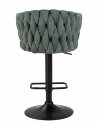 Стул барный ДОБРИН ЛЕОН Зеленая ткань ЛАР 275-23 / DOBRIN LEON LAR