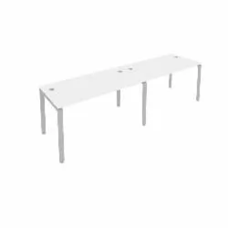 Рабочая станция на 2 раб.места Метал Сйстем Б.СМ-2.3 Белый/Серый / Metal System