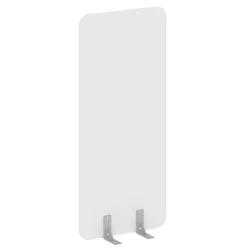 Перегородки на металлических опорах на фетровых подпятниках Р-лине ДП.Ф-80-180 Белый / R-line DP.F-80-180