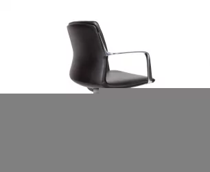 Конференц-кресло Лилль CФ экокожа Черный / CF