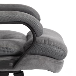 Кресло руководителя Дуке метал БЛ ткань, серый, КУБ 05/ТВ-12 / Duke metal BL KUB 05/TW-12