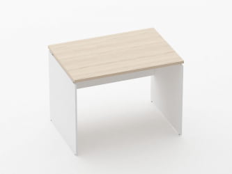 Стол прямой Дека ЛДСП каркас 75.07.10 Туя/Белый / Deka