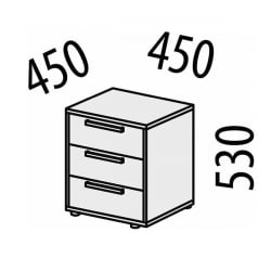 Тумба прикроватная Аляска 501.17