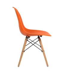 Стул для кухни Еамес СC-001 Оранжевый (РР623) / Eames SC-001
