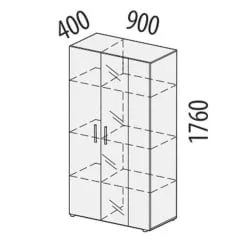 Сервант Фреска 66.09 (лев/прав)