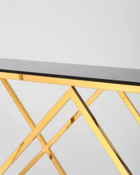 Консоль ИНСИГНИЯ 120кс40 Золото стекло смоке / 120x40 smoke