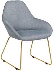 Стул Кент (С) Грей/Линк Золото / Kent