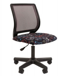 Детское кресло Чаирман ТИН (Кидс) 112 черный пластик ГАМЕ/ТВ-01 / Chairman (Kids) GAME/TW-01