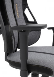 Кресло геймерское Еверпроф Сервал С Ткань Черно-серый / Everprof Serval S