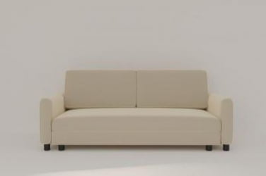 Офисный диван Сундсен (Берхоусе) Цвет фасада: Серый велюр; Тип: Прямой; Материал фасада: Металл/Велюр / (Berhouse)