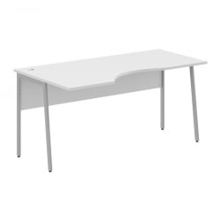 Стол эргономичный левый ИМАГО Плус СА-1П(Л) Белый Серый / IMAGO Plus СА-1P(Л)