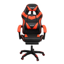 Кресло 088 цвет черный/красный с массажем 088-блаcк-ред-масс / 088-black-red-mass