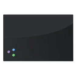 Доска магнитно-маркерная стеклянная БРАУБЕРГ 40х60 см Черная / BRAUBERG