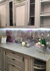 Глянцевый фартук (КОМПОЗИТ) КМ 233 / KM