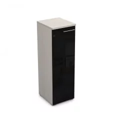 Пенал средний со стеклом левый ГЛОСС ЛИНЕ9НП.017.7Л Иворй / GLOSS LINE9НП.017.7Л Ivory