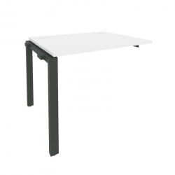 Наборный элемент рабочей станции на П-образном м/к ОНИКС О.МП-1.НРС-1.8 Белый Бриллиант/Антрацит / ONIX O.MP-1.NRS-1.8