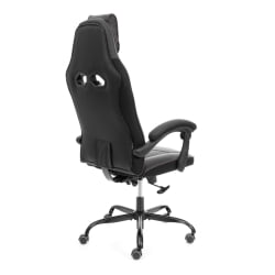 Кресло Арена металБЛ кож/зам, черный/черный карбон, 36-6/карбон черный / Arena metalBL