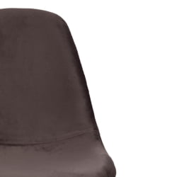 Стул CИНДИ СОФТ (мод. C1021Ф1) / 1 шт. в упаковке вельвет/дерево бук, 53 х 45 х 81 см , серый (ХЛР 24)/натуральный / CINDY SOFT (mod. C1021F1) (HLR