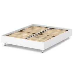 Кровать двуспальная с ортопедическим основанием Орната 	Н-460 Белый Шагрень / Ornata