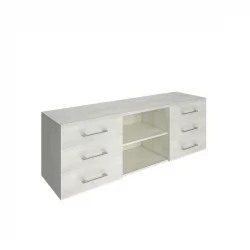 Тумба модульная трехсекционная ЙАЛТА ЛТ-ТС 3.1 Снежная Патина / YALTA LT-TS