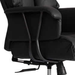 Кресло руководителя БРООКЛЙН кожзам, черный / BROOKLYN