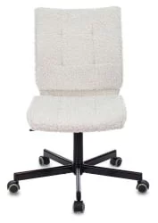 Кресло для оператора Бюрократ CХ-330М Молочный экомех / CH-330M