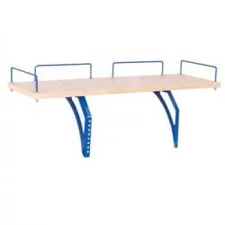 Полка задняя к столу Полка_з 1/750 (Полка_з 7/750) Клен Синий / Polka_z (Polka_z