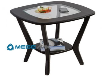 Стеклянный стол Мельбурн Венге