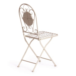 Стул Сеcрет де Маисон ВИCЕНЗА (мод. ПЛ08-7451РВ) металл, 36*35*91 см, белый/плитка калейдоскоп / Secret de Maison VICENZA (mod. PL08-7451RV)