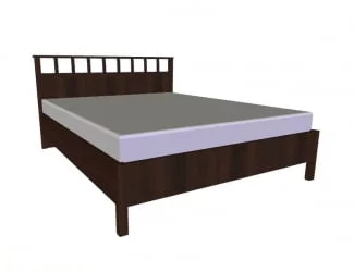 Кровать Люкс (1800) Шерлоcк 46 Орех шоколадный (спальня) / Sherlock