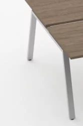 Л-образный металлический каркас с траверсами Дека 73.145.14 К Металлик матовый муар / Deka