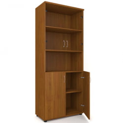 Шкаф для документов с тонированными стеклами Р.Ш-4СТ Дуб Сонома светлый