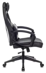 Геймерское кресло Бюрократ ЗОМБИЕ ДРИВЕР Черный-белый / ZOMBIE DRIVER