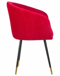 Стул обеденный ДОБРИН МАРЙ Малиновый велюр 1922-14 / DOBRIN MARY