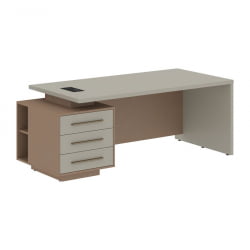 Стол руководителя левый ВЕЛИОН ВCТ 2090 Л Аметист Кобра / VELION VCT L