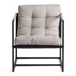 Кресло Чарли/Чарли рогожка, серо-бежевый, 3М 16/2, 70х70х84 см / Charli/Чарли 3M