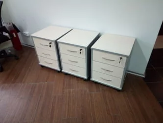 Тумба подкатная ИМАГО ТМ-3.А Клен Металлик / IMAGO