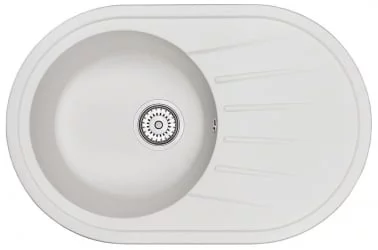 Кухонная мойка СТАНДЭРТ 7601 Белый / STANDART