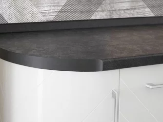 Столешница ПФР 16.150 Луна (левая радиусная) 1500 мм