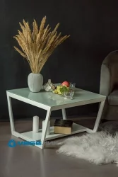 Стеклянный стол БеаутйСтйле 1 Белый / BeautyStyle