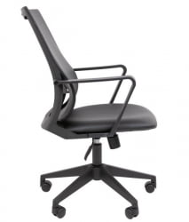 Кресло руководителя Чаирман 545 БП экокожа Черный / Chairman