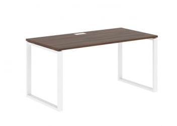 Стол письменный ЕДИС ЕКСТ 1580 Дуб Денвер темный Белый / EDIS EQST