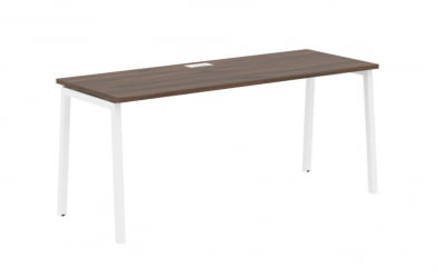 Стол письменный ЕДИС ЕЛСТ 1767 Дуб Денвер темный Белый / EDIS ELST